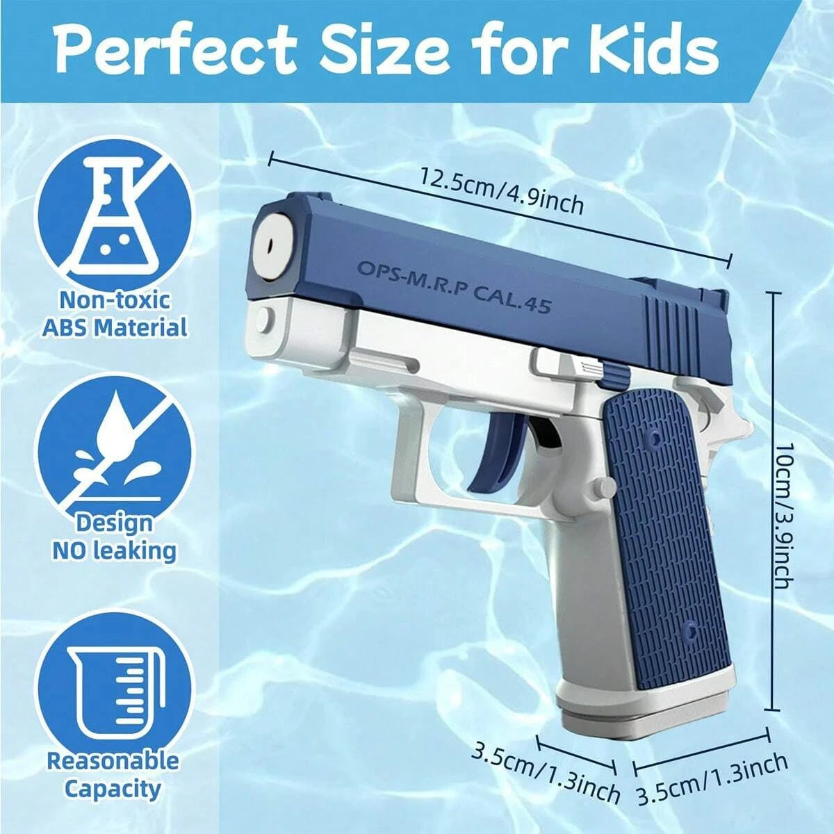 HydroBlast Water Gun – Summer Pool & Beach Toy for Outdoor Water Fights