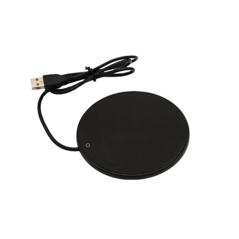 Smart USB Mug Warmer – Sleek Thermostatic Desk Coaster