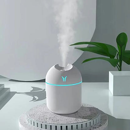 Portable 250ml Mini Spray Mist Humidifier & Aroma Diffuser – USB Car & Travel Friendly