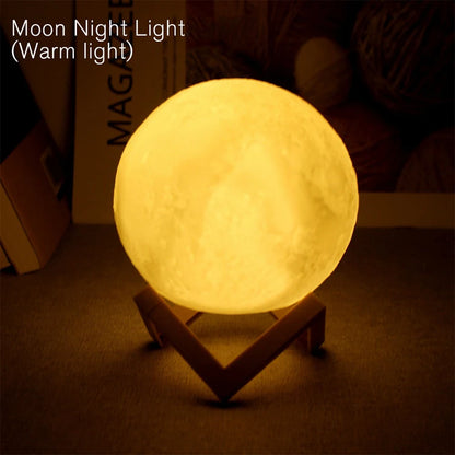 LED Moon and Stars Night Light – Ideal for Bedroom Décor & Gifts