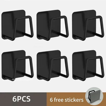 Stainless Steel Self-Adhesive Sponge Holder & Drying Rack
