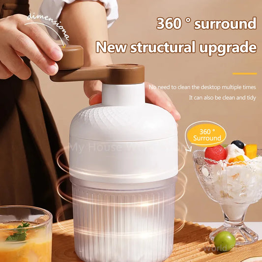 FrostBite Mini – Handheld Shaved Ice & Milkshake Maker