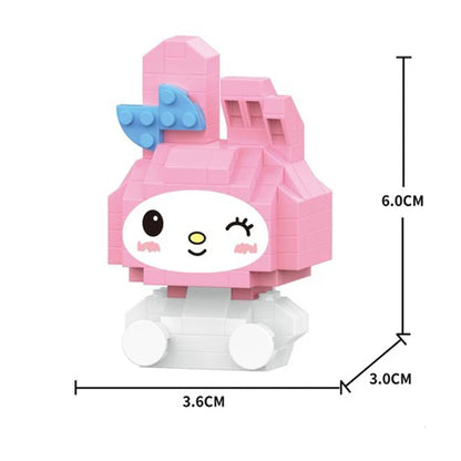 Sanrio Character Building Blocks Set – Hello Kitty, My Melody & More