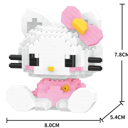 Sanrio Character Building Blocks Set – Hello Kitty, My Melody & More