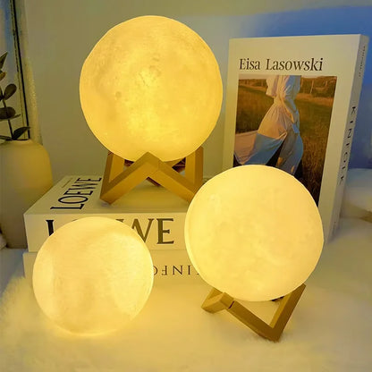LED Moon and Stars Night Light – Ideal for Bedroom Décor & Gifts