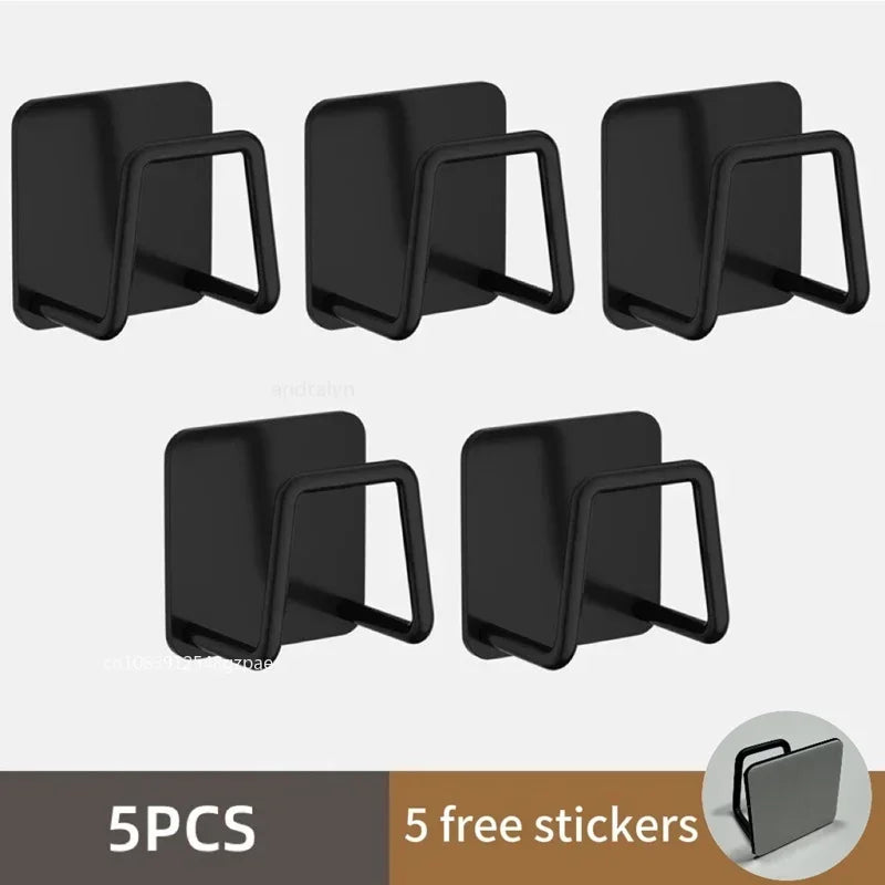 Stainless Steel Self-Adhesive Sponge Holder & Drying Rack
