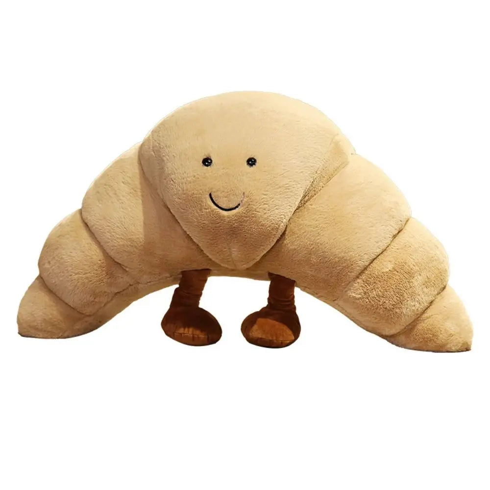 Cute Croissant Plush – Soft Stuffed Toy Gift