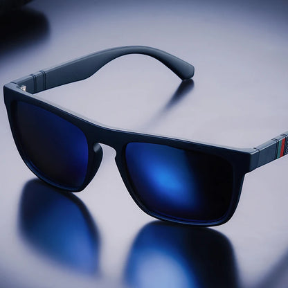 Retro Square Polarized Sunglasses – UV400 Protection for Men & Women