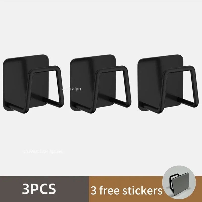 Stainless Steel Self-Adhesive Sponge Holder & Drying Rack