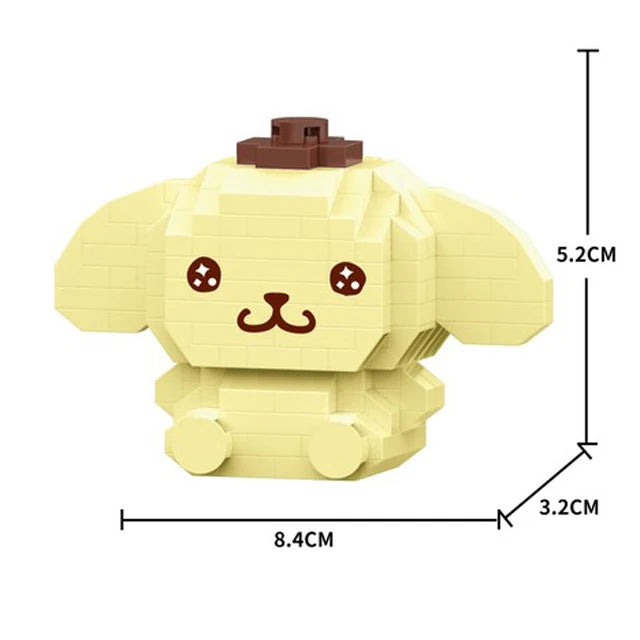 Sanrio Character Building Blocks Set – Hello Kitty, My Melody & More