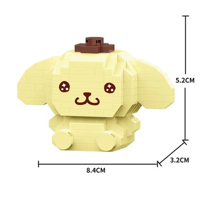 Sanrio Character Building Blocks Set – Hello Kitty, My Melody & More