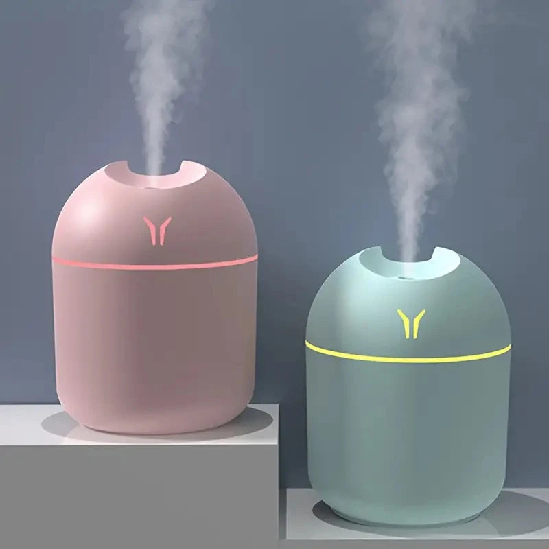 Portable 250ml Mini Spray Mist Humidifier & Aroma Diffuser – USB Car & Travel Friendly