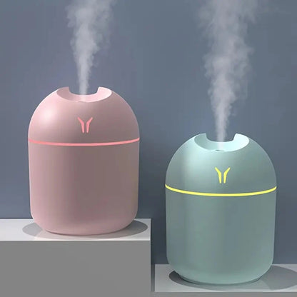 Portable 250ml Mini Spray Mist Humidifier & Aroma Diffuser – USB Car & Travel Friendly