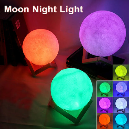 LED Moon and Stars Night Light – Ideal for Bedroom Décor & Gifts