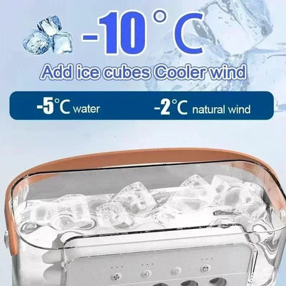 3-in-1 Mini Air Cooler – Portable Fan, Humidifier & LED Night Light