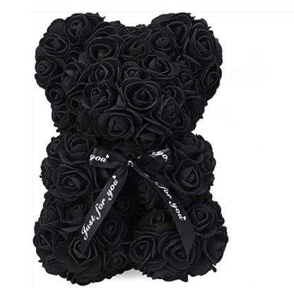 Eternal Rose Teddy Bear – Mother's Day, Birthday, Valentine's, and Anniversary Gift