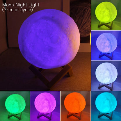 LED Moon and Stars Night Light – Ideal for Bedroom Décor & Gifts