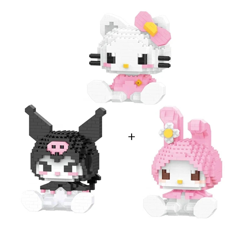 Sanrio Character Building Blocks Set – Hello Kitty, My Melody & More