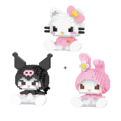 Sanrio Character Building Blocks Set – Hello Kitty, My Melody & More
