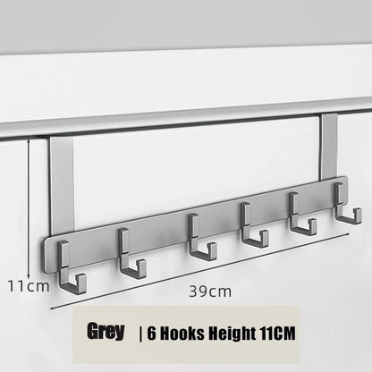 Door-Mount Hook Rack 9 (6) – Multiuse