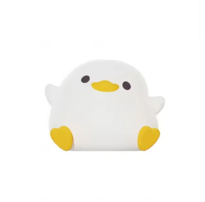 Cute Duck LED Night Light – Silicone Lamp for Kids, USB Rechargeable