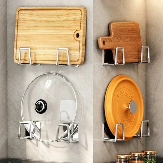 Stainless Steel Self-Adhesive Sponge Holder & Drying Rack