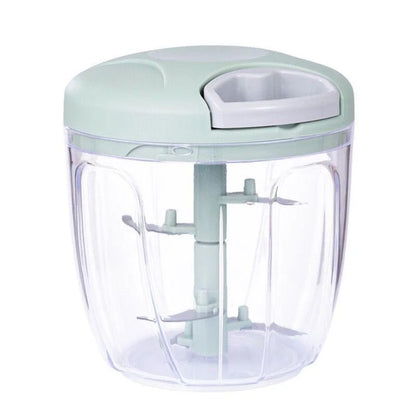 500/900ML Manual Meat Mincer & Garlic Chopper – Vegetable, Onion, Multiuse Press Crusher