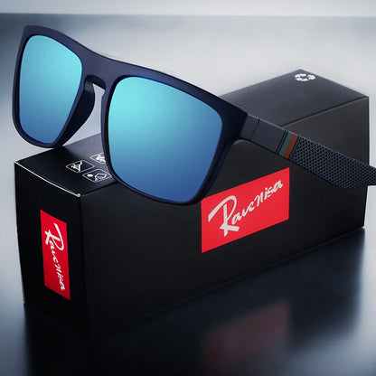 Retro Square Polarized Sunglasses – UV400 Protection for Men & Women