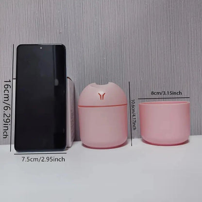 Portable 250ml Mini Spray Mist Humidifier & Aroma Diffuser – USB Car & Travel Friendly