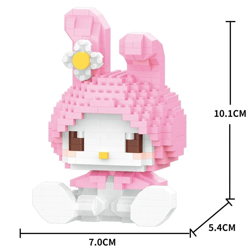 Sanrio Character Building Blocks Set – Hello Kitty, My Melody & More