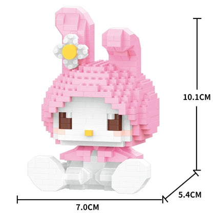 Sanrio Character Building Blocks Set – Hello Kitty, My Melody & More