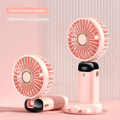 Handheld Mini Foldable & Portable Fan - USB Rechargeable Fan