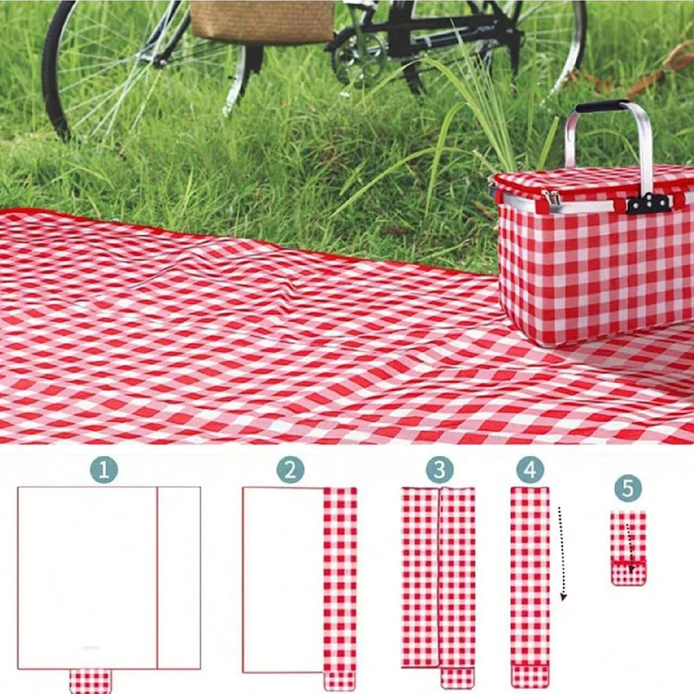 Lightweight Beach & Picnic Blanket – 140×190cm