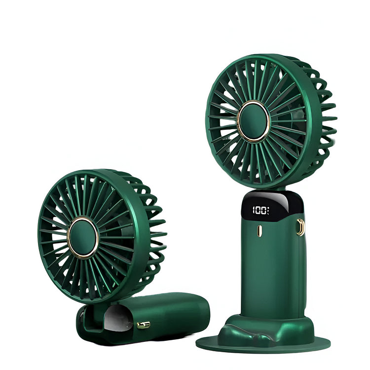 Handheld Mini Foldable & Portable Fan - USB Rechargeable Fan