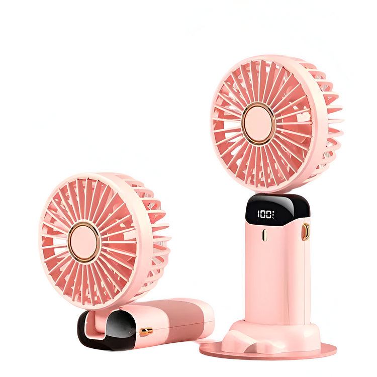 Handheld Mini Foldable & Portable Fan - USB Rechargeable Fan